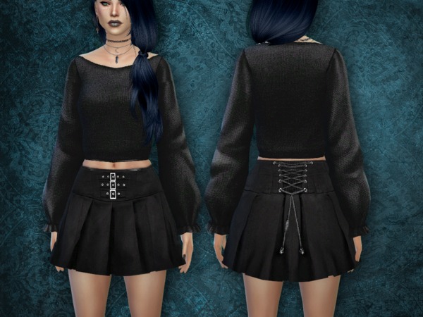 Sims 4 Reception skirt by RemusSirion at TSR