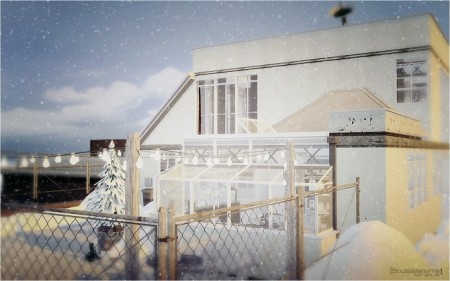Snowy Rooftop Penthouse at SoulSisterSims
