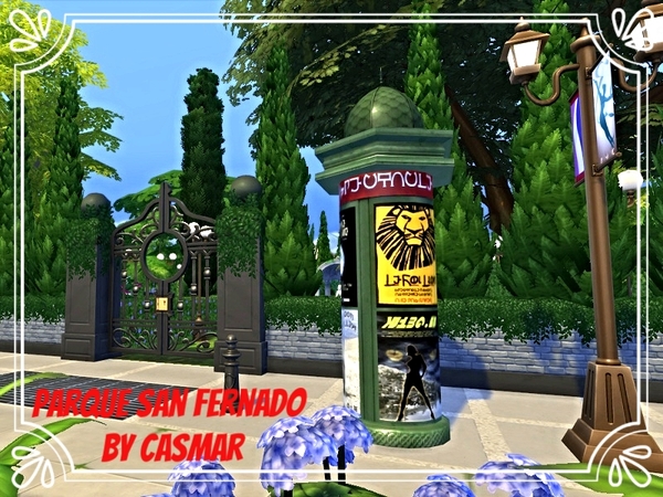 Sims 4 San Fernando park by Casmar at TSR