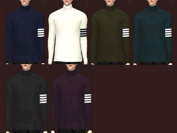 Sims 4 Thom Browne sweater by Meeyou x at TSR