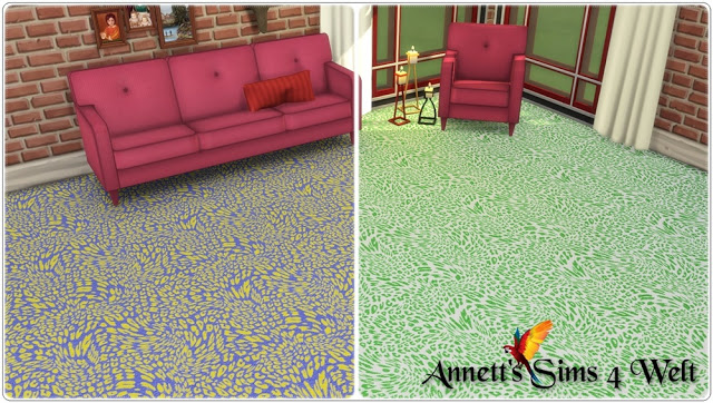 Sims 4 Leopard floors at Annett’s Sims 4 Welt