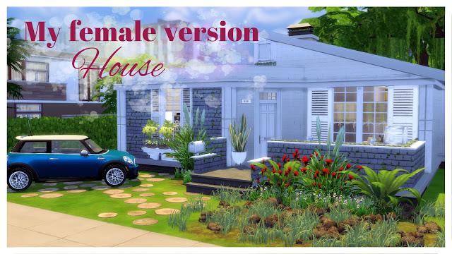 Sims 4 Female Version House at Dinha Gamer