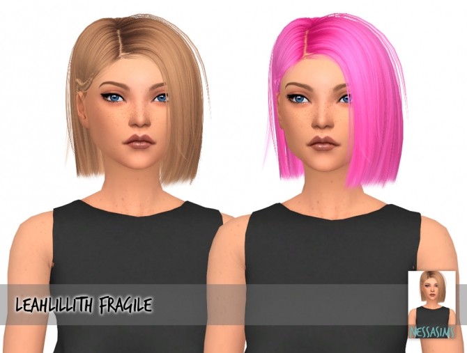 Sims 4 Leahlilliths harley + fragile + creature hair retextures at Nessa Sims