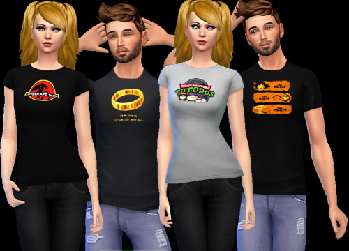 Sims 4 Shirtpack 2 at AuriSims