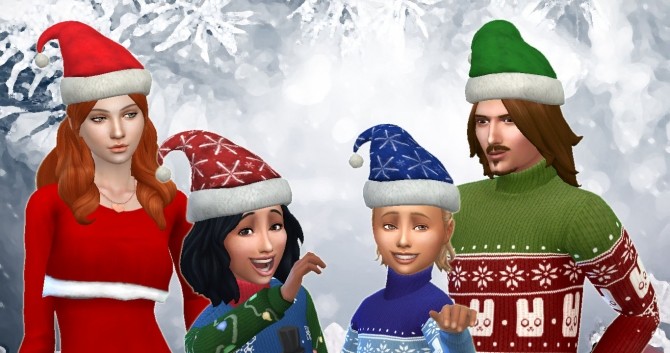 Sims 4 Christmas Hat at My Stuff
