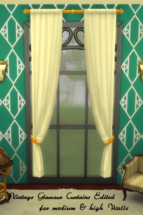 Sims 4 Vintage Glamour Curtains Edited Part 1 at ChiLLis Sims