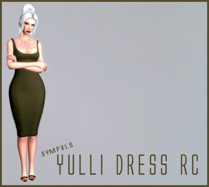 Sims 4 Yulli Dress RC by Sympxls at SimsWorkshop