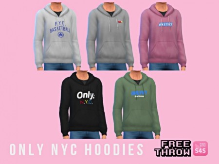 Only NYC hoodies at CC-freethrow