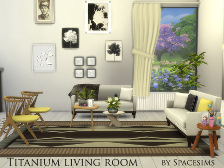 Titanium livingroom by spacesims at TSR