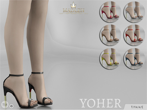 Sims 4 Madlen Yoher Shoes by MJ95 at TSR