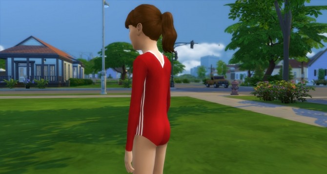 Sims 4 Vintage Gymnastics Leotard by SimsRockShop at Mod The Sims