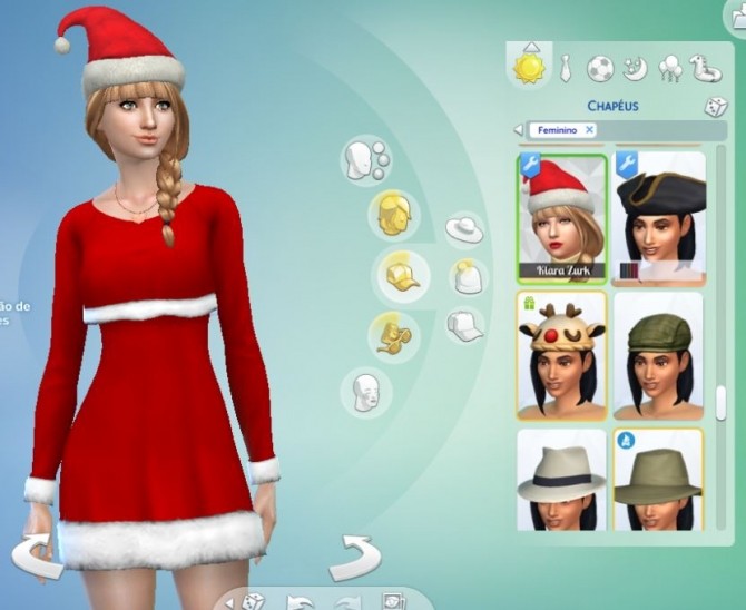 Sims 4 Christmas Hat at My Stuff