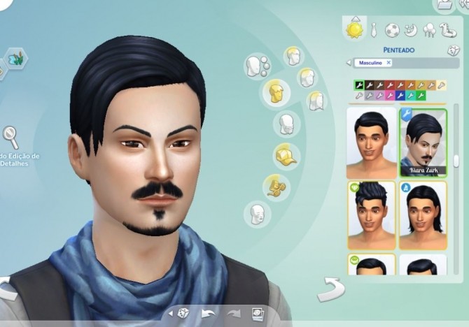 Sims 4 Brushed Over Hair Conversion at My Stuff