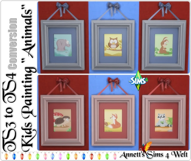 Sims 4 Animals TS3 to TS4 Kids Painting at Annett’s Sims 4 Welt