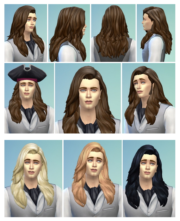 Sims 4 Louis Hair at Birksches Sims Blog