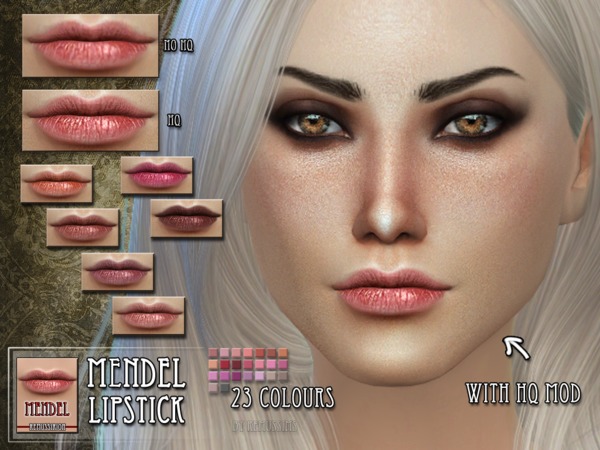 Sims 4 Mendel Lipstick by RemusSirion at TSR