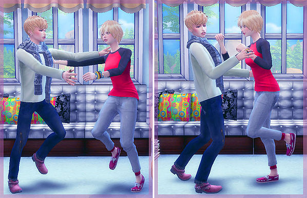 Sims 4 Quarrel Poses at A luckyday