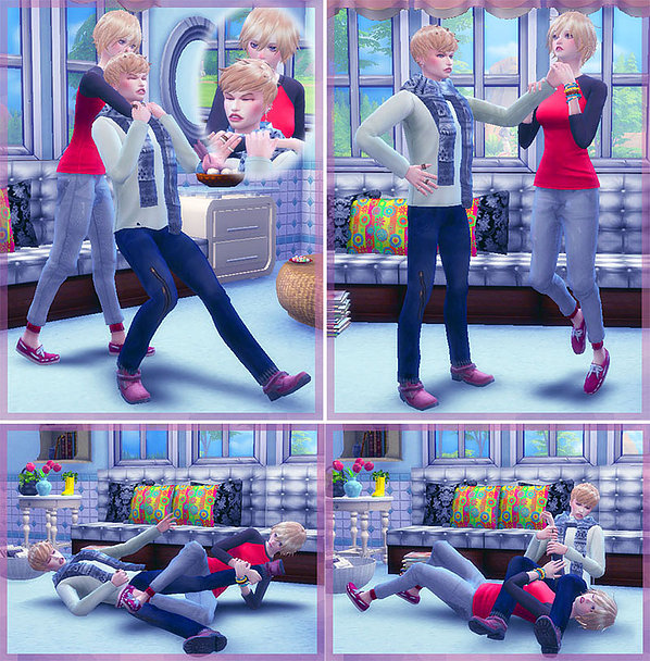 Sims 4 Quarrel Poses at A luckyday