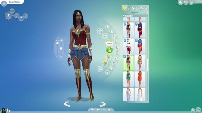 Wonder Woman Costume By Cloud2 At Simsworkshop Sims 4 Updates 5880