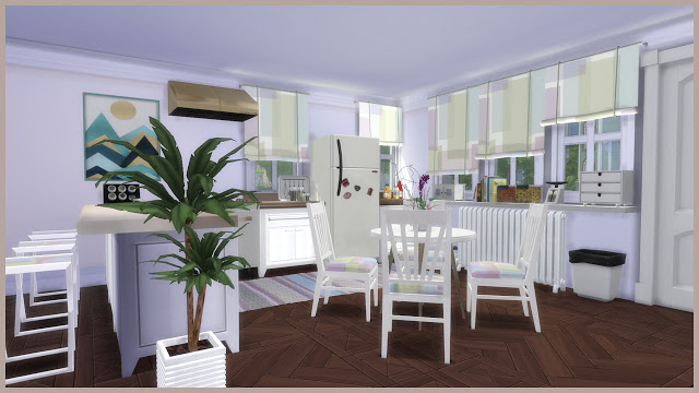 Sims 4 Ingrid Kitchen by Mary Jiménez at pqSims4