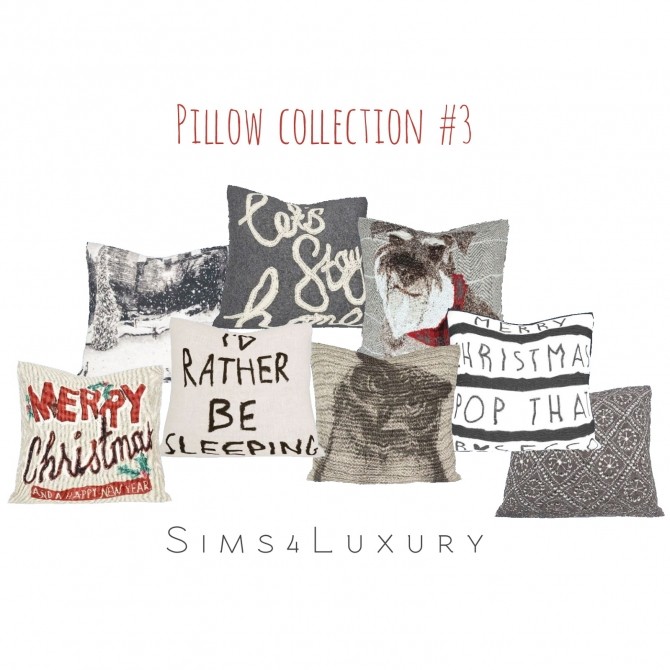 Sims 4 Pillow collection #3 at Sims4 Luxury