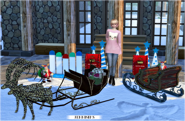 Sims 4 Decoratives Christmas Evening Vol 2 at Jenni Sims