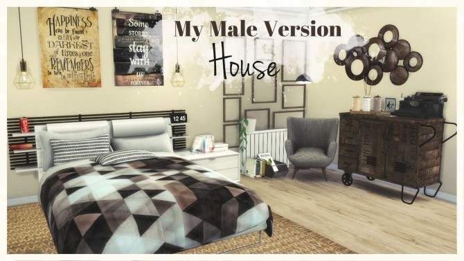 Sims 4 Male House Version at Dinha Gamer