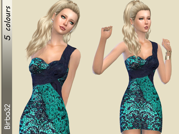 Sims 4 Starlight dress at TSR