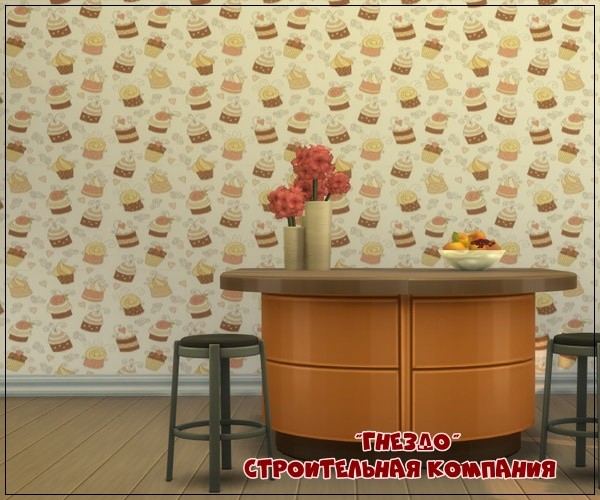 Sims 4 Sweets wallpaper at Sims by Mulena