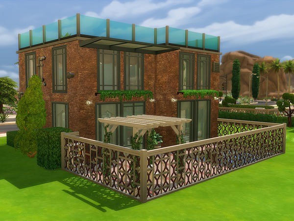 Sims 4 The Industrial House by Ineliz at TSR
