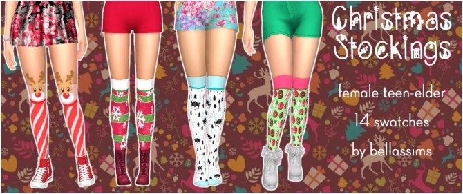 Sims 4 Christmas stockings at Bellassims