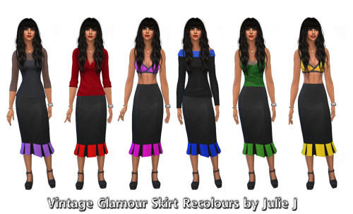 Sims 4 Vintage Glamour Skirt Recolours at Julietoon – Julie J