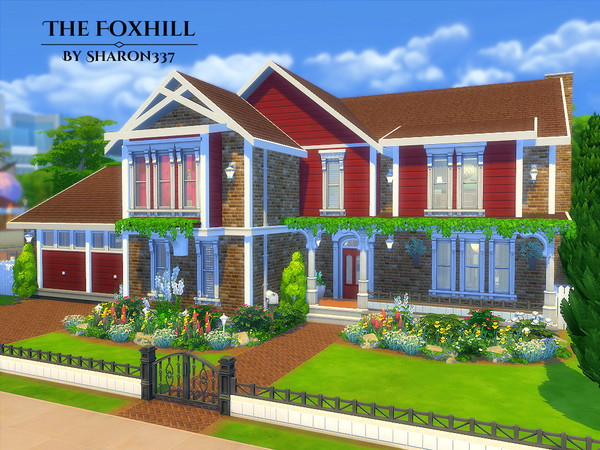 Sims 4 The Foxhill house by sharon337 at TSR