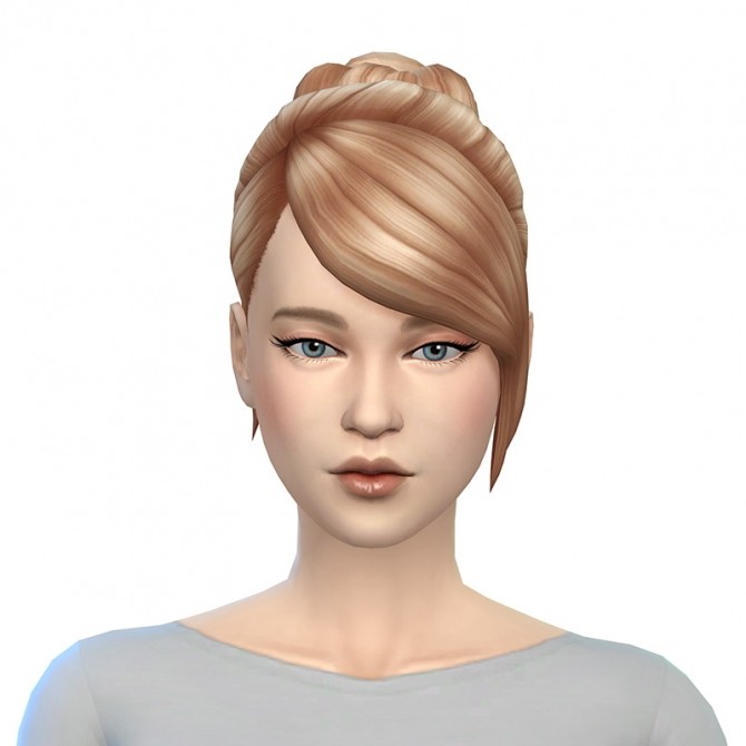 Sims 4 Enriques4s Wedd hair recolors at Deeliteful Simmer