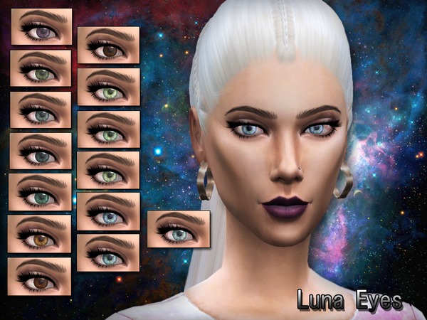 Sims 4 Luna Eyes non default by Kitty.Meow at TSR