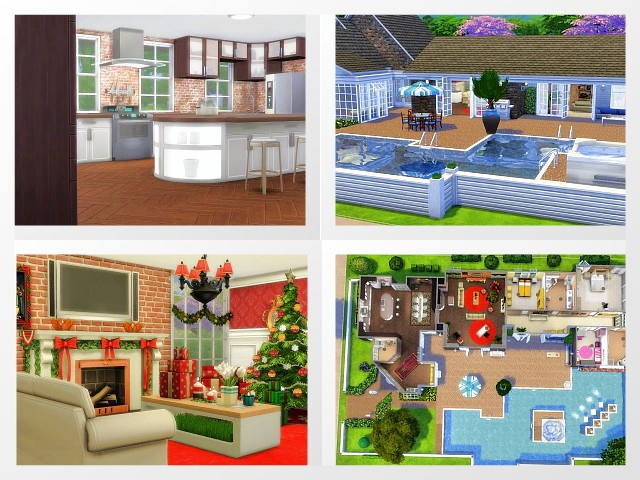 Sims 4 Green Hill house by Oldbox at All 4 Sims