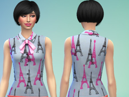 Get Together Bow Shirt Recolor by jay416 at TSR