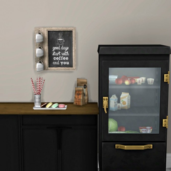 Sims 4 Coffee Deco at Leo Sims