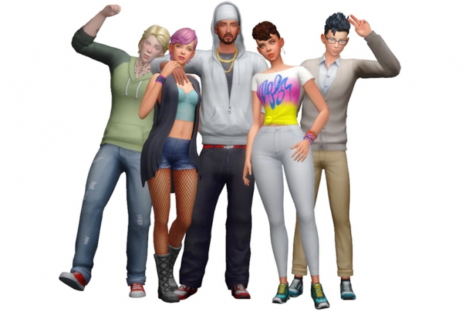 Sims 4 Friend Group Poses