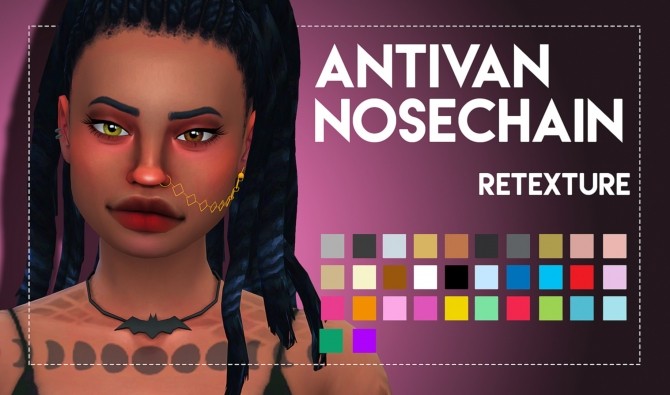 Sims 4 Antivan Nosechain Maxis Matched by Weepingsimmer at SimsWorkshop