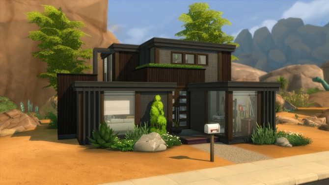 Sims 4 LArtiste Moderne house by TVRdesigns at Mod The Sims