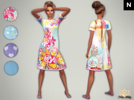 Female hospital gown re-colors at NiteSkky Sims