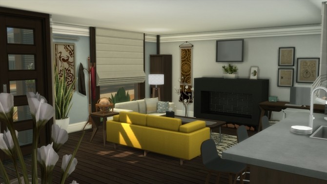 Sims 4 LArtiste Moderne house by TVRdesigns at Mod The Sims