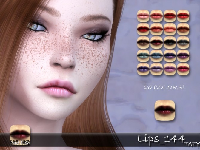Sims 4 Lips 144 by Taty86 at SimsWorkshop