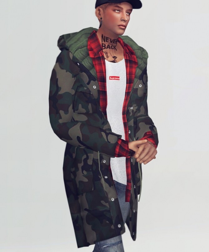 Sims 4 Pansy long jacket at KK’s Sims4 – ooobsooo