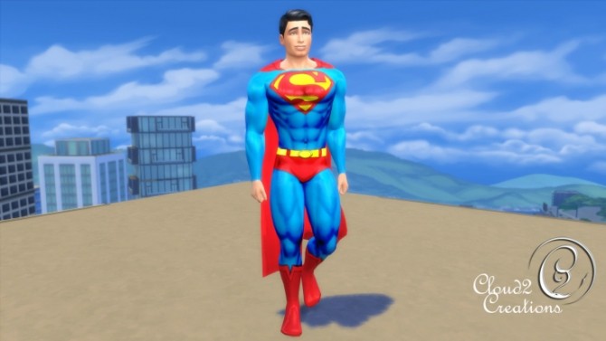Sims 4 Superman at Cloud2 Creations