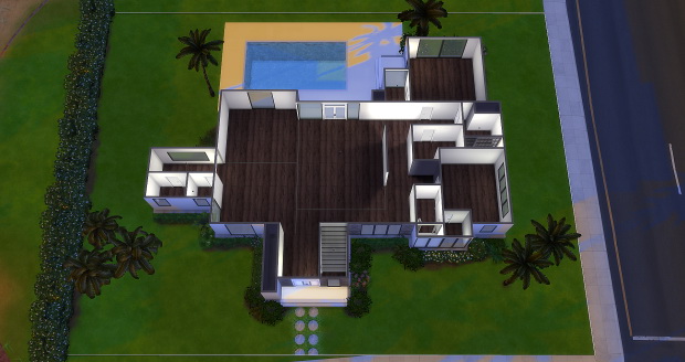 Sims 4 Modern House Build at AymiasSims
