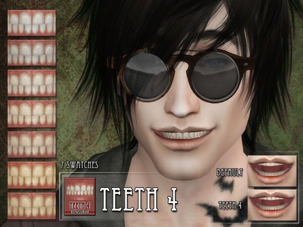 Sims 4 Teeth 04 by RemusSirion at TSR