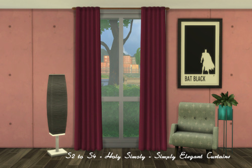 Sims 4 S2 to S4 Holy Simoly Simply Elegant Curtains at ChiLLis Sims