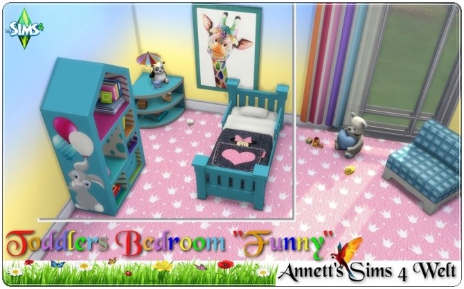 Sims 4 Funny Toddler Bedroom at Annett’s Sims 4 Welt